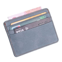 TRASSORY Small Mini Travel Lizard Pattern Leather Bank Business Id Card Holder Wallet Case For Men Women With Id Window