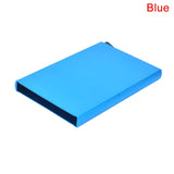 Bag Metal Women Men Business Card Holder Creative Aluminum Holder Metal Box Men Credit Business Card Case Wallet