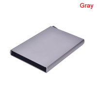 Bag Metal Women Men Business Card Holder Creative Aluminum Holder Metal Box Men Credit Business Card Case Wallet