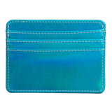 TRASSORY Small Mini Travel Lizard Pattern Leather Bank Business Id Card Holder Wallet Case For Men Women With Id Window