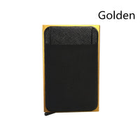 Men Business Aluminum  Cash ID Card Holder RFID Blocking Slim Metal Wallet Coin Purse card case  credit card wallet rfid wallet