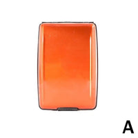 Aluminum Wallet Bankcard Blocking Hard Case Credit Card Wallet Anti-RFID Scanning Protect Card Holder Men Business Coin Purse