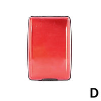 Aluminum Wallet Bankcard Blocking Hard Case Credit Card Wallet Anti-RFID Scanning Protect Card Holder Men Business Coin Purse